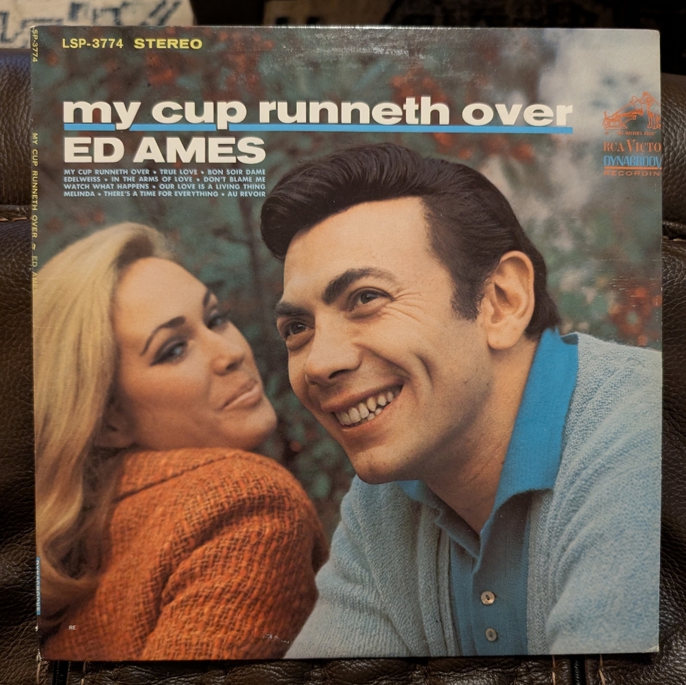 Ed Ames "My Cup Runneth Over" Vintage Vinyl Record